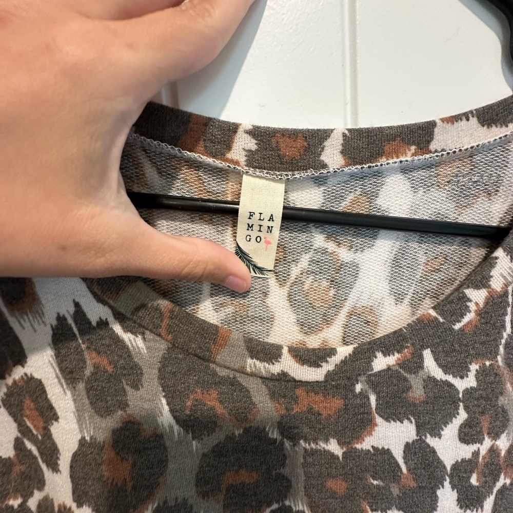 Leopard Print Women's Top - Picture 2 of 3